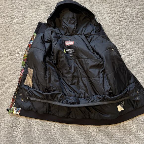 Burton Boys Dry Ride Marvel Ski/Snow Jacket Size L Large (14-16) - Picture 3 of 8